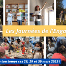 Les journées de l'engagement, donne ton temps ces 28, 29 et 30 mars 2023!