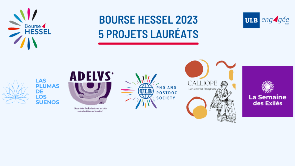 Bourse Hessel 2023 - 5 projets lauréats